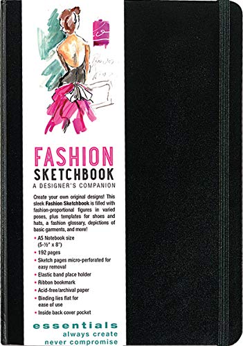 Product Cover Essentials Fashion Sketchbook (366 Figure Templates to create your own designs!) Fashion Sketchpad