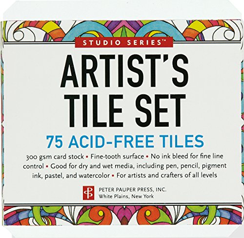 Product Cover Studio Series Artist's Tiles: White (75 pack)