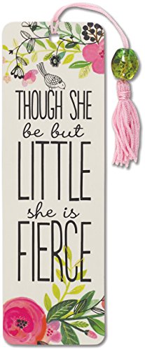 Product Cover Though She Be but Little, She Is Fierce Beaded Bookmark