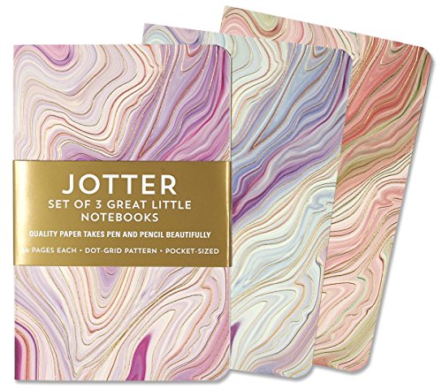 Product Cover Jotter Mini Notebooks for Bullet Journaling -- Agate (3-Pack) (Interior Dot-Grid Pattern)