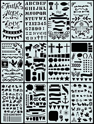 Product Cover Essentials Faith Stencil Set (Bible Journaling) (over 350 designs)
