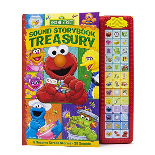 Product Cover Sesame Street - Elmo, Zoe, Big Bird and more! Sound Storybook Treasury - PI Kids