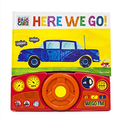 Product Cover World of Eric Carle, Here we Go Little Steering Wheel Sound Book - PI Kids (The World of Eric Carle)
