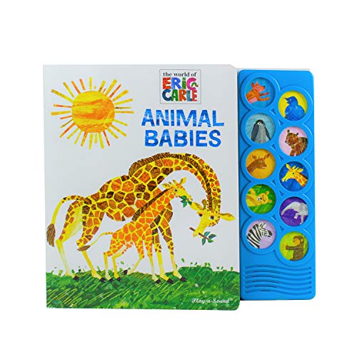 Product Cover World of Eric Carle, Animal Babies 10-Button Sound Book - PI Kids (The World of Eric Carle: Play-a-Sound)