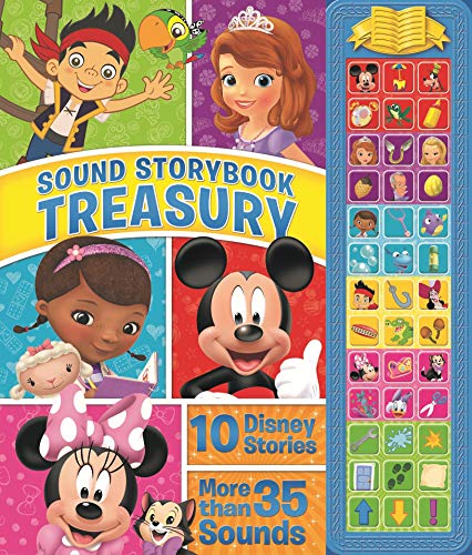 Product Cover Disney Junior - Mickey Mouse, Minnie Mouse, and more! Sound Storybook Treasury - PI Kids (Play-A-Sound)