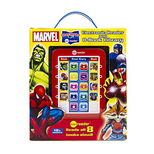 Product Cover Marvel Super Heroes - Me Reader Electronic Reader with 8 Book Library -  PI Kids