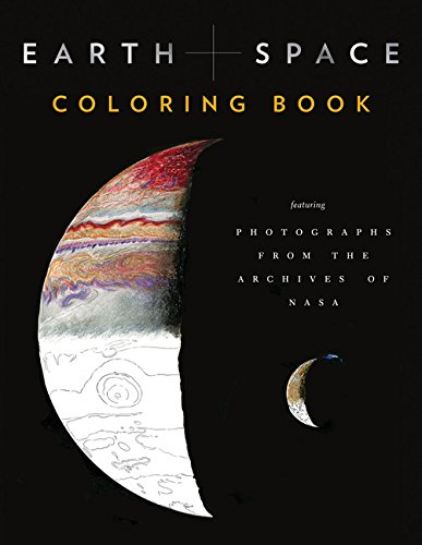 Product Cover Earth and Space Coloring Book: Featuring Photographs from the Archives of NASA (Adult Coloring Books, Space Coloring Books, NASA Gifts, Space Gifts for Men)