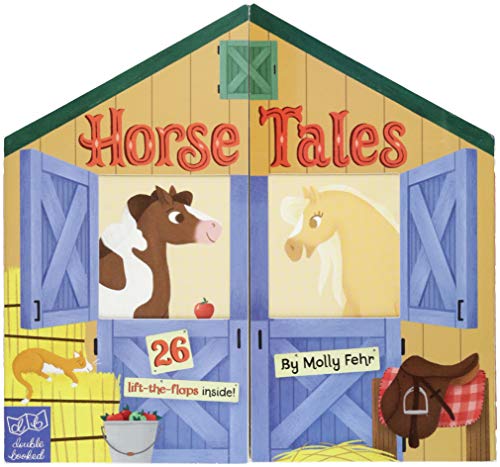 Product Cover Horse Tales: Double Booked: 26 lift-the-flaps inside! (Kid's Game Books, Board Book for Toddlers)
