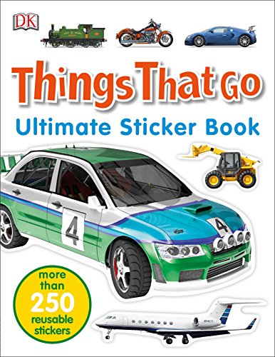 Product Cover Ultimate Sticker Book: Things That Go: More Than 250 Reusable Stickers