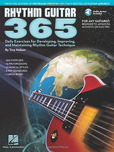 Product Cover Rhythm Guitar 365: Daily Exercises for Developing, Improving and Maintaining Rhythm Guitar Technique Bk/online audio