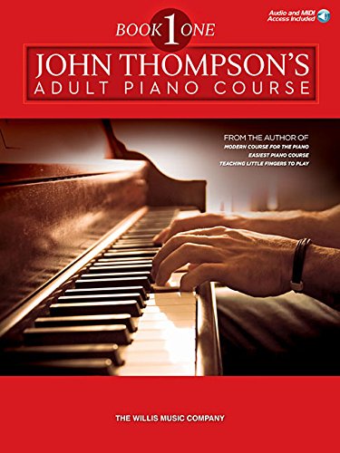 Product Cover John Thompson's Adult Piano Course - Book 1: Elementary Level Book with Online Audio