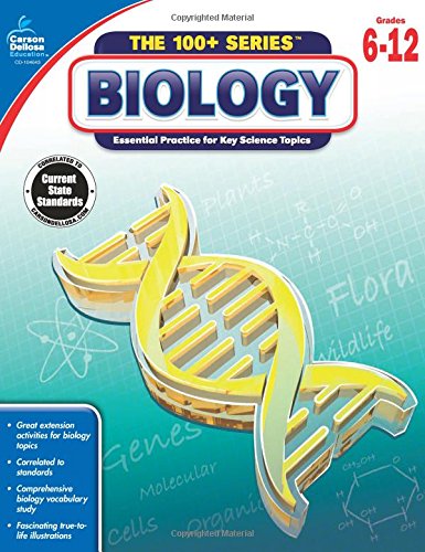 Product Cover Carson-Dellosa Biology Workbook, Grades 6-12 (The 100+ Series