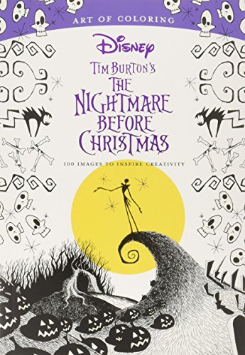 Product Cover Art of Coloring: Tim Burton's The Nightmare Before Christmas: 100 Images to Inspire Creativity