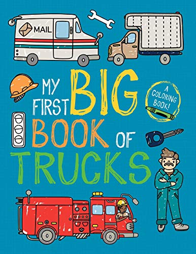 Product Cover My First Big Book of Trucks (My First Big Book of Coloring)