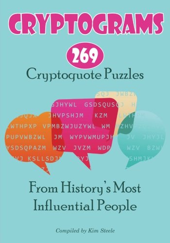Product Cover Cryptograms: 269 Cryptoquote Puzzles from History's Most Influential People