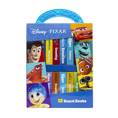 Product Cover Disney Pixar - My First Library 12 Board Book Block Set - PI Kids