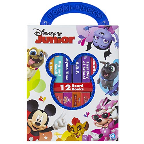 Product Cover Disney Junior Mickey, Minnie, Puppy Dog Pals and more! - My First Library Board Book Block 12-Book Set - PI Kids
