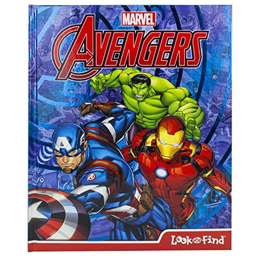Product Cover Marvel Avengers Look and Find Activity Book - Includes Characters from Avengers Endgame - PI Kids