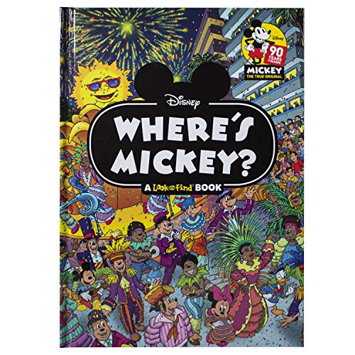 Product Cover Disney - Where's Mickey - A Look and Find Book Activity Book - PI Kids