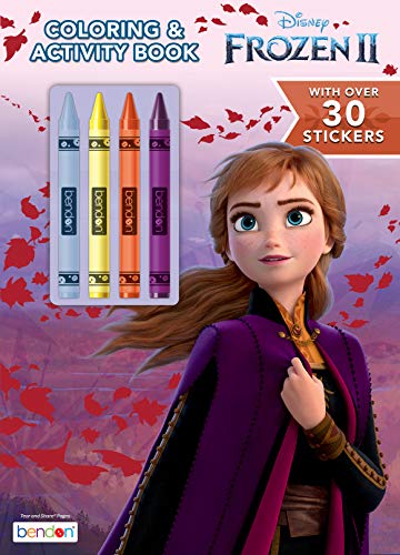 Product Cover Disney Frozen 2 48-Page Coloring and Activity Book with 4 Crayons and 30 Stickers 45846