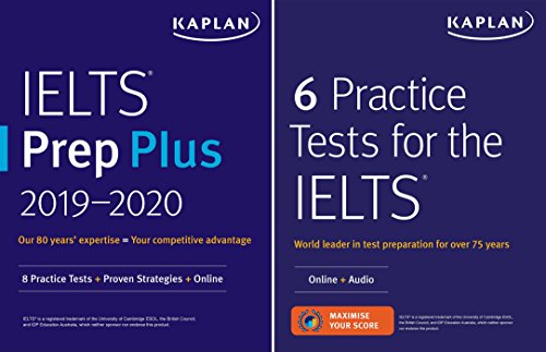 Product Cover IELTS Prep Set: 2 Books + Online (Kaplan Test Prep)