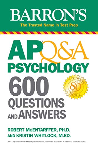 Product Cover AP Q&A Psychology: 600 Questions and Answers (Barron's Test Prep)