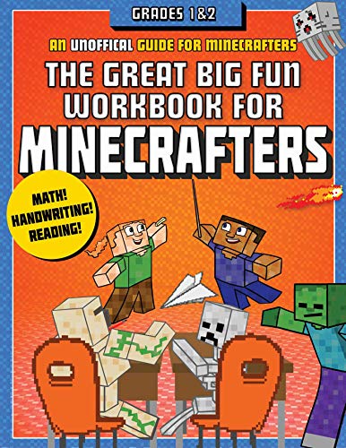 Product Cover The Great Big Fun Workbook for Minecrafters: Grades 1 & 2: An Unofficial Workbook