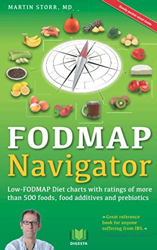Product Cover The FODMAP Navigator: Low-FODMAP Diet charts with ratings of more than 500 foods, food additives and prebiotics