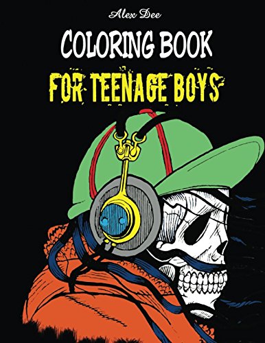 Product Cover Coloring Book for Teenage Boys ((Coloring Books for Relaxation))