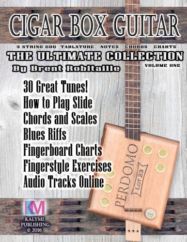 Product Cover Cigar Box Guitar - The Ultimate Collection: How to Play Cigar Box Guitar (Volume 1)