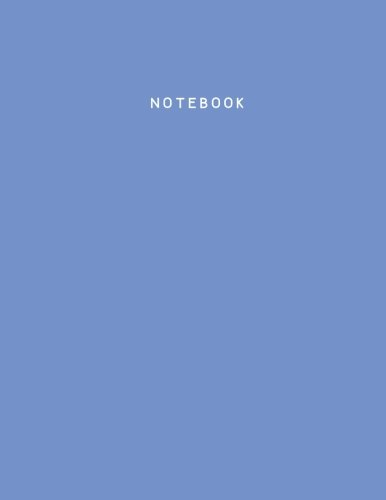 Product Cover Notebook: Cornflower Blue, Ruled, Soft Cover, Letter Size (8.5 x 11), Notebook Journal: Large Composition Book