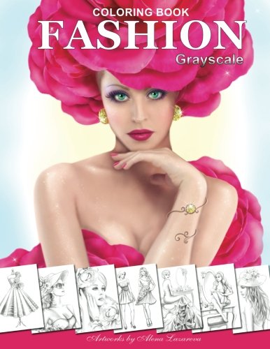 Product Cover FASHION Coloring Book. Grayscale: Coloring Book for Adults
