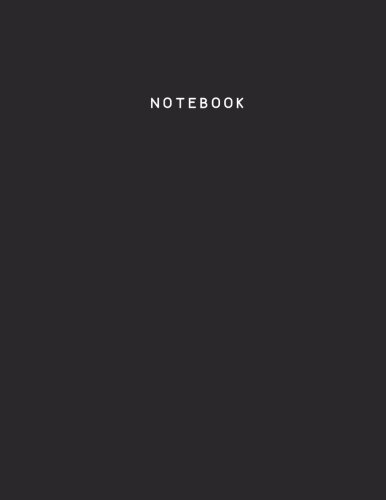 Product Cover Notebook: Black Onyx, Lined, Soft Cover, Letter Size (8.5 x 11) Notebook: Large Composition Book, Journal