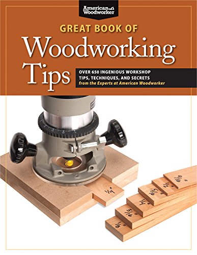 Product Cover Great Book of Woodworking Tips: Over 650 Ingenious Workshop Tips, Techniques, and Secrets from the Experts at American Woodworker (Fox Chapel Publishing) Shop-Tested and Photo-Illustrated