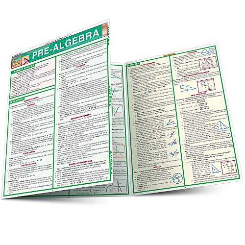 Product Cover Pre-Algebra (Quickstudy Reference Guides - Academic)