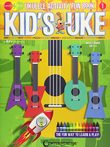 Product Cover Kid's Uke - Ukulele Activity Fun Book: Kev's Learn & Play Series