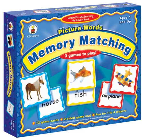 Product Cover Picture Words: Memory Matching