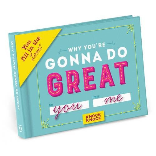 Product Cover Knock Knock Why You're Gonna Do Great Fill in the Love Journal (You Fill in the Love)