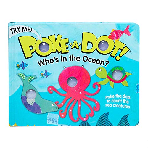 Product Cover Melissa & Doug Children's Book - Poke-A-Dot: Who's in The Ocean (Board Book with Buttons To Pop)