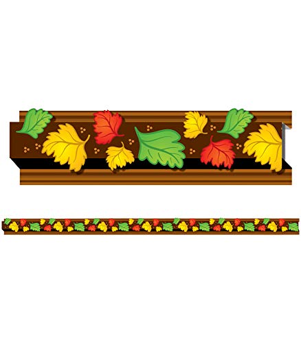 Product Cover Carson Dellosa - Autumn Leaves Pop-Its Straight Borders, 3D Fall Classroom Décor, 8 Strips