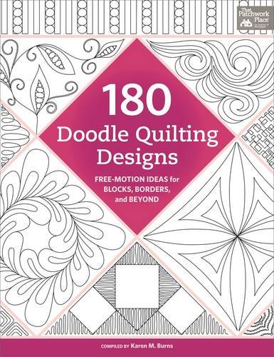 Product Cover 180 Doodle Quilting Designs: Free-Motion Ideas for Blocks, Borders, and Beyond