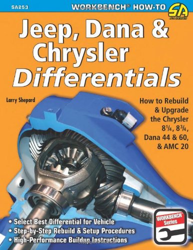Product Cover Jeep, Dana & Chrysler Differentials: How to Rebuild the 8-1/4, 8-3/4, Dana 44 & 60 & AMC 20 (Workbench How-to)