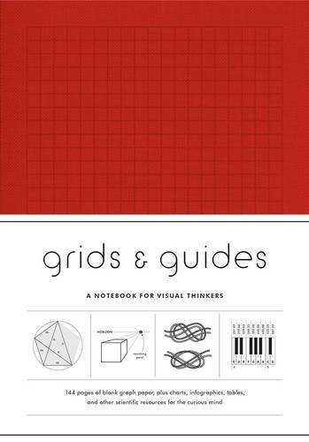 Product Cover Grids & Guides (Red): A Notebook for Visual Thinkers (stylish clothbound journal for design, architecture, and creative professionals and students)