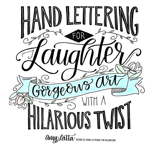 Product Cover Hand Lettering for Laughter: Gorgeous Art with a Hilarious Twist