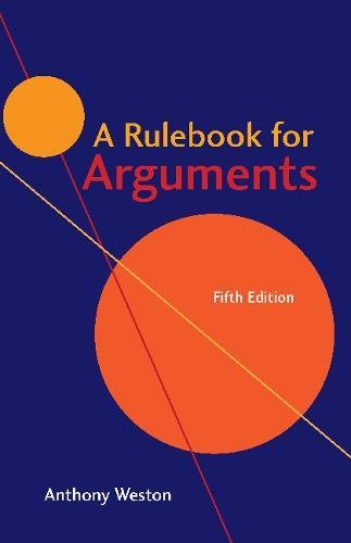 Product Cover A Rulebook for Arguments