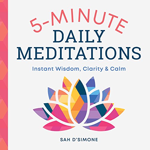 Product Cover 5-Minute Daily Meditations: Instant Wisdom, Clarity, and Calm