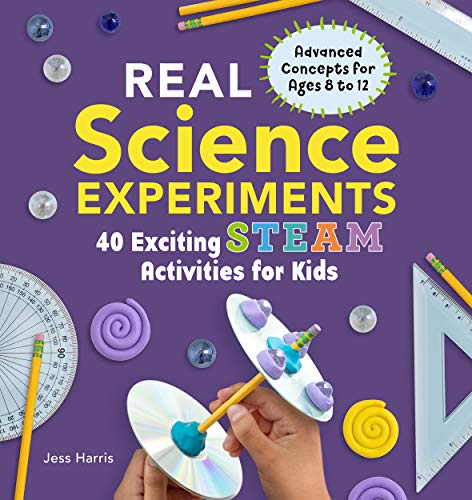 Product Cover Real Science Experiments: 40 Exciting STEAM Activities for Kids