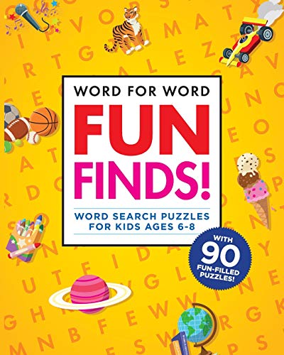 Product Cover Word for Word: Fun Finds!: Word Search Puzzles for Kids ages 6-8