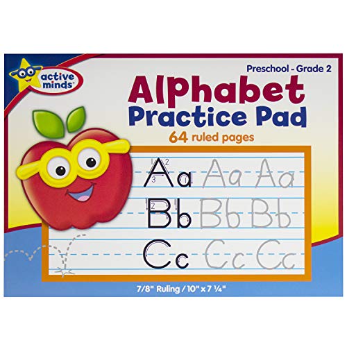 Product Cover Active Minds - Alphabet Practice Pad - Preschool to Grade 2