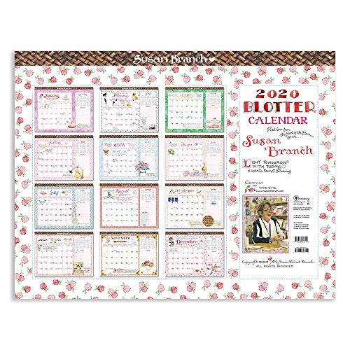Product Cover 2020 Susan Branch Heart of the Home Monthly Desk Blotter Calendar